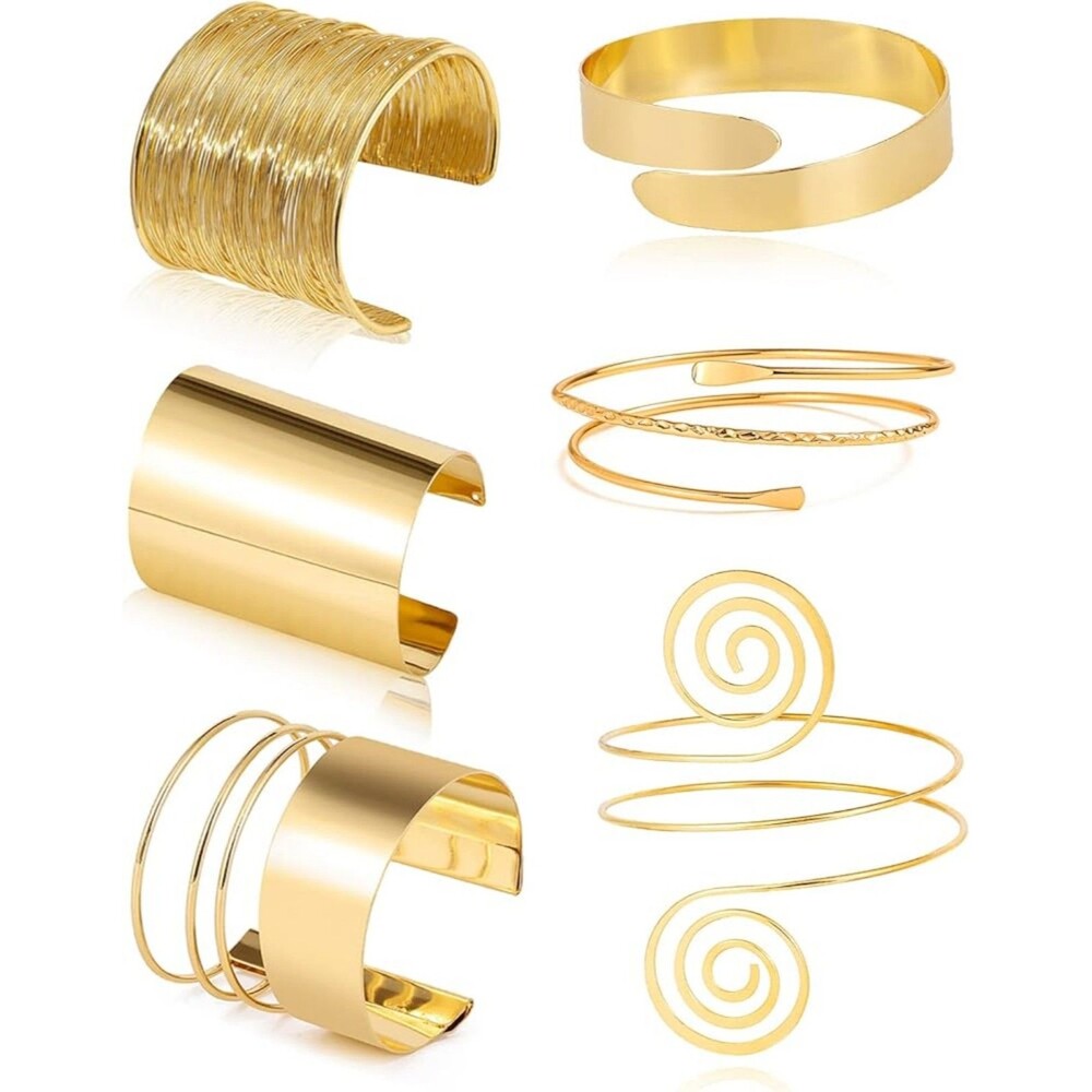6 Piece Arm Cuff Bracelet Set NEW